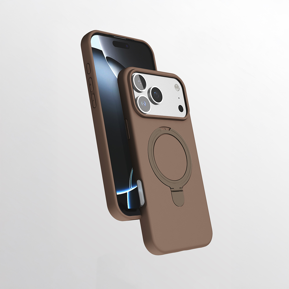 Apple iPhone 16 Pro Max Uyumlu Kılıf M-safe Şarj Özellikli Standlı Zore Samara Kapak