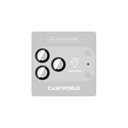 Apple iPhone 18 Pro CaseWorld Alloy Sapphire Safir One-Piece Anti Reflective Safir Kamera Lens Koruyucu