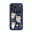 Apple iPhone 18 Pro Uyumlu Kılıf M-safe Şarj Özellikli 3D Baskılı Tasarım Mutural The Cat Serisi Kapak