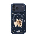 Apple iPhone 18 Pro Kılıf M-safe Şarj Özellikli 3D Baskılı Tasarım Mutural The Dog Serisi Kapak
