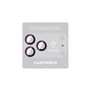 Apple iPhone 18 Pro Max CaseWorld Alloy Sapphire Safir One-Piece Anti Reflective Safir Kamera Lens Koruyucu