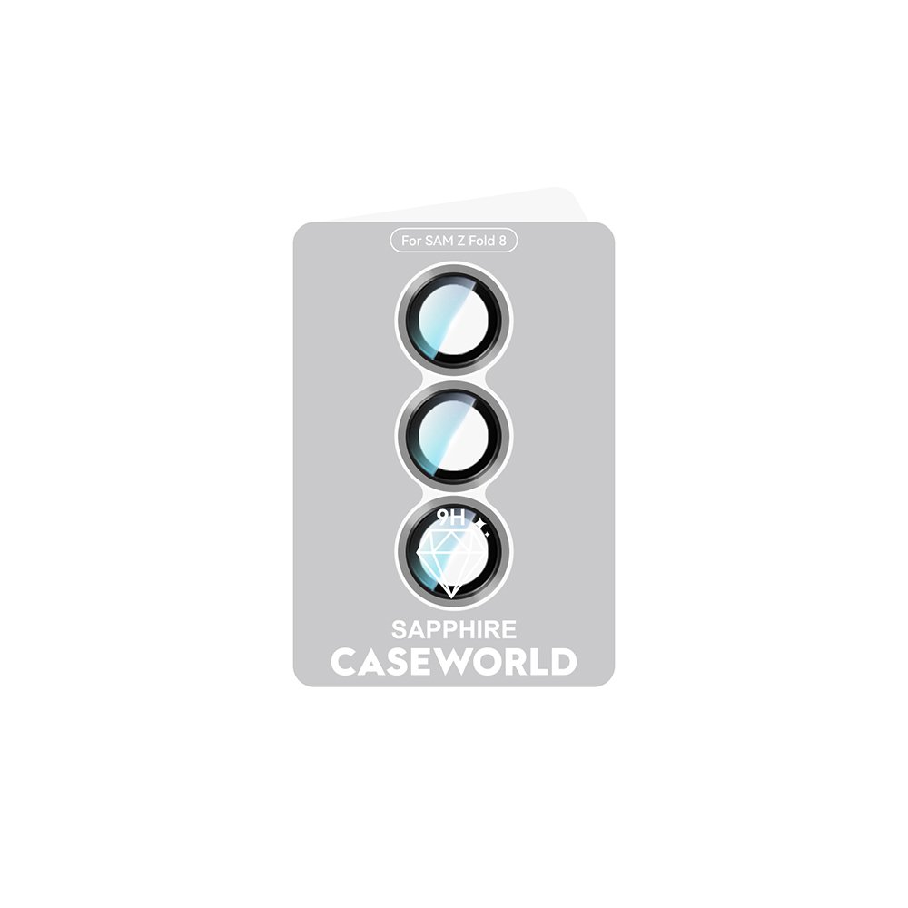 Samsung Galaxy Z Fold 7 Uyumlu CaseWorld Alloy Serisi Oleofobik Anti Reflective Kamera Lens Koruyucu