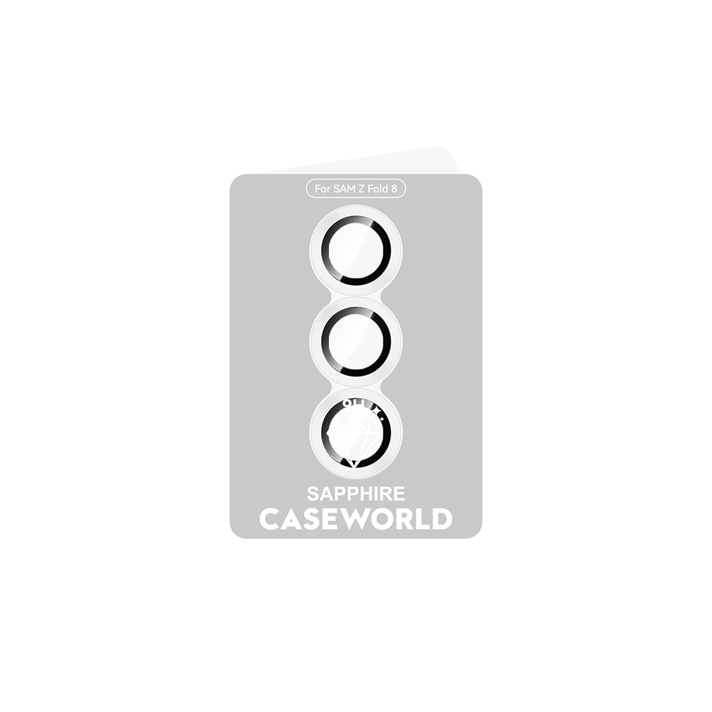 Samsung Galaxy Z Fold 7 Uyumlu CaseWorld Alloy Serisi Oleofobik Anti Reflective Kamera Lens Koruyucu