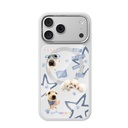 Apple iPhone 18 Pro Max Kılıf M-safe Şarj Özellikli 3D Baskılı Tasarım Mutural The Dog Serisi Kapak