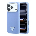 Apple iPhone 18 Pro Max Kılıf Guess Orjinal Lisanslı M-safe Şarj Özellikli Grained Triangle Kapak