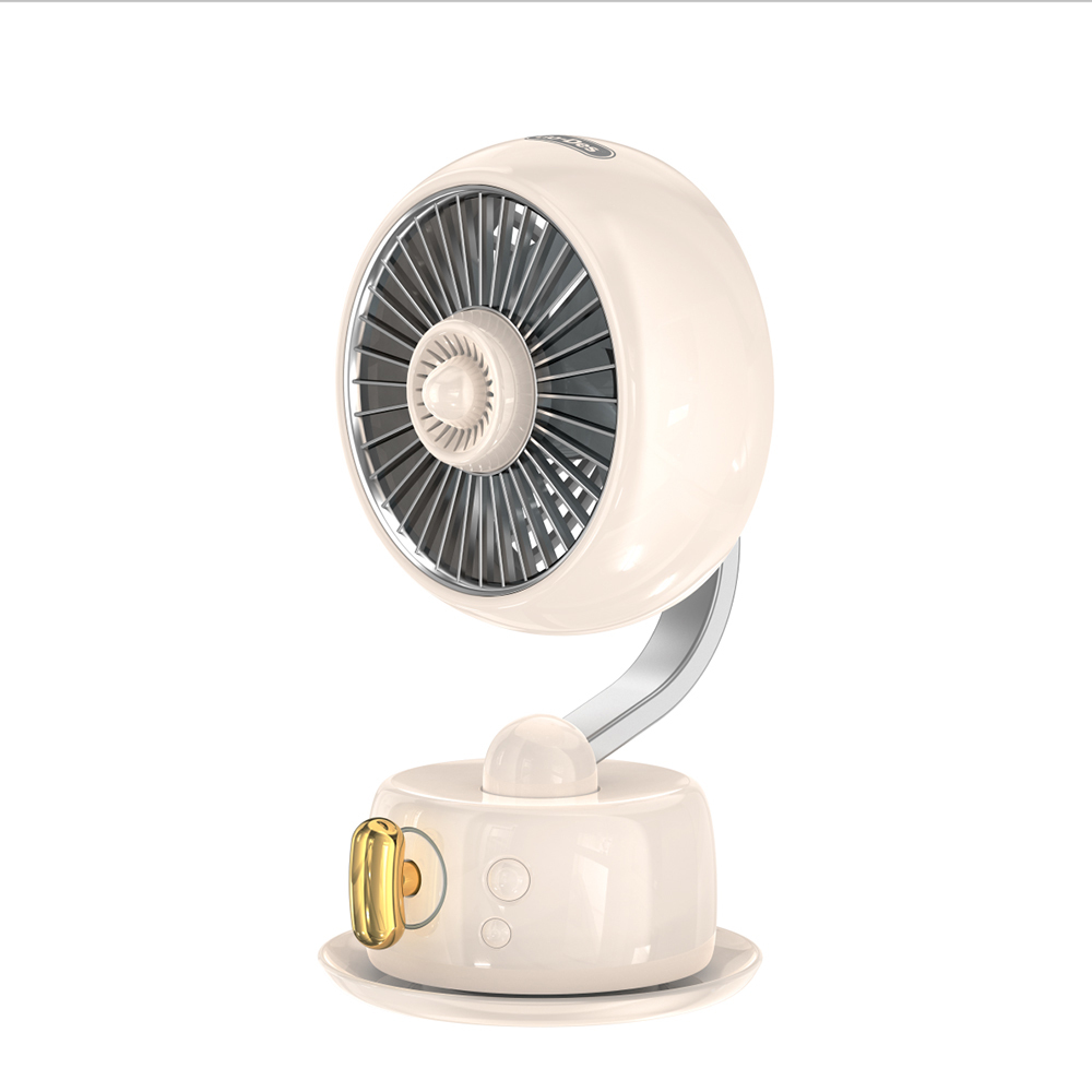 [RNZ-TA138967] Go Des GD-HS63 Otomatik Salınımlı Gece Lambalı Sessiz Soğutucu Masa Fanı