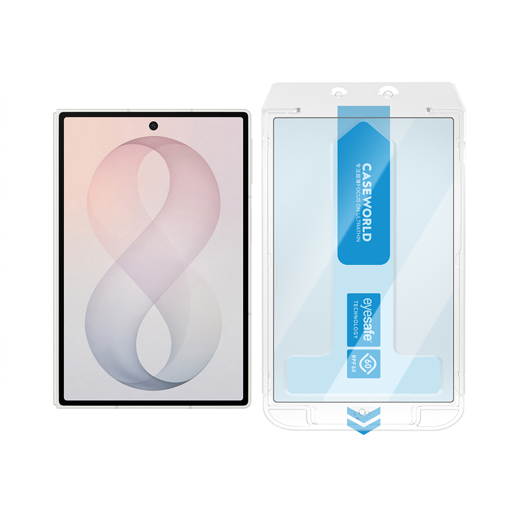 [RNZ-TA138987] Galaxy Z Fold 8 CaseWorld Applicator Serisi 2.5D Eyesafe Mavi Işık Teknolojili 0.33mm Temperli Cam Ekran Koruyucu+ Uygulama Aparatı