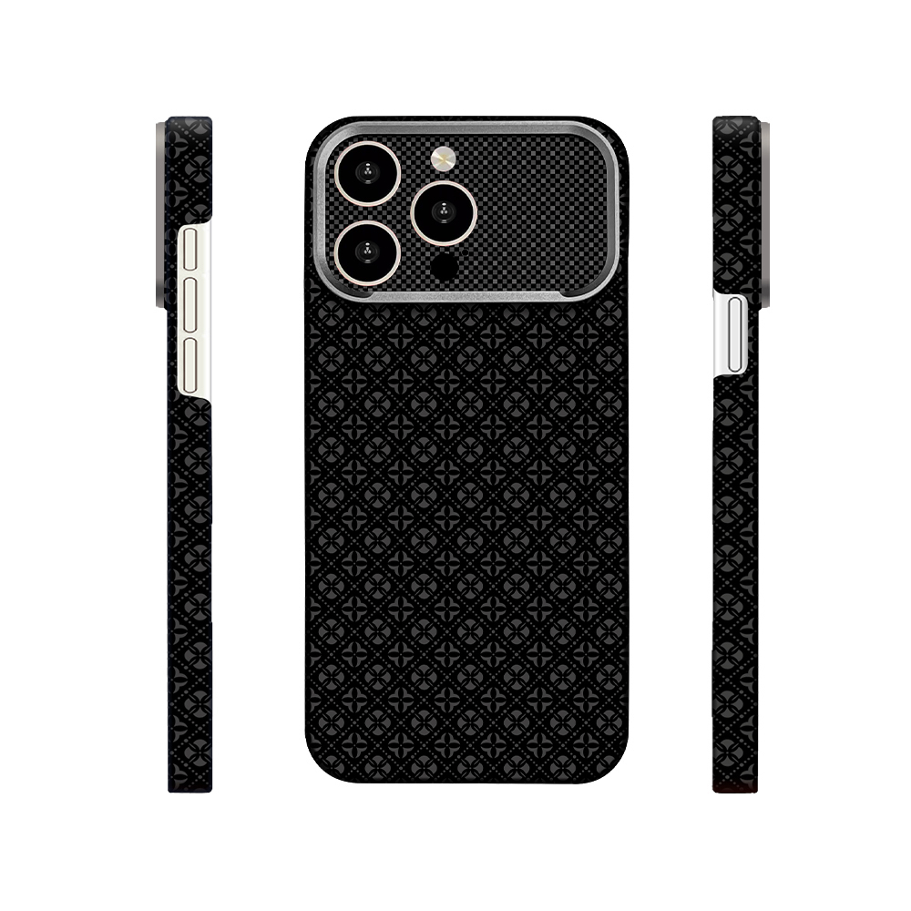 [RNZ-TA139011] Apple iPhone 14 Pro Max Uyumlu Kılıf M-Safe Şarj Özellikli Zore Paris Velix Sert PC Kapak (Siyah)