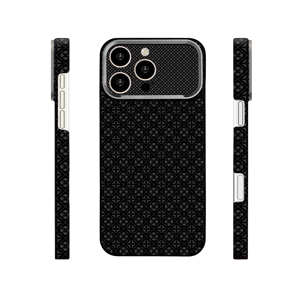 [RNZ-TA139035] Apple iPhone 16 Pro Max Uyumlu Kılıf M-Safe Şarj Özellikli Zore Paris Velix Sert PC Kapak (Siyah)