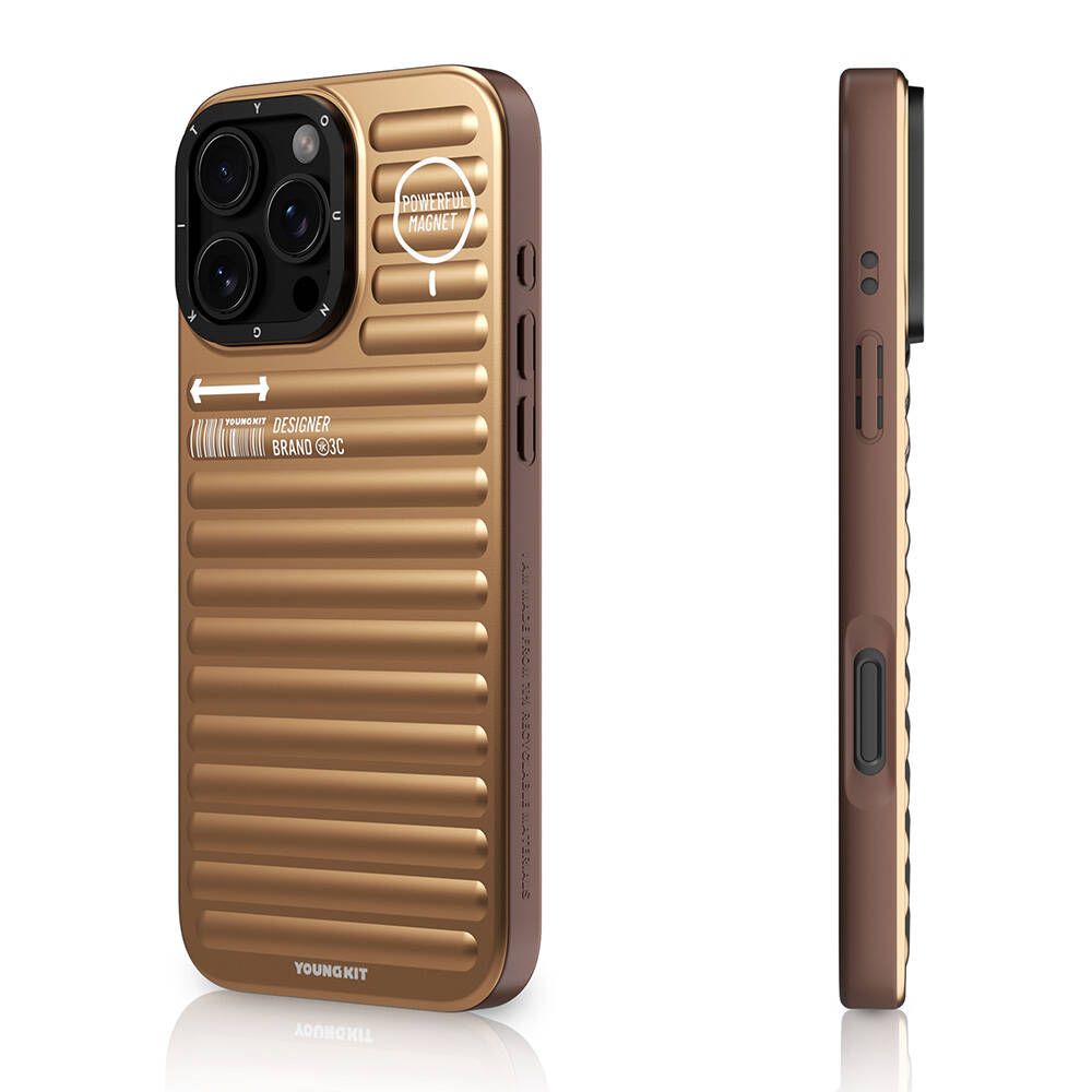 Apple iPhone 16 Pro Max Uyumlu M-safe Şarj Özellikli Kılıf Mat Renkli Tasarım Youngkit Original Serisi Kapak