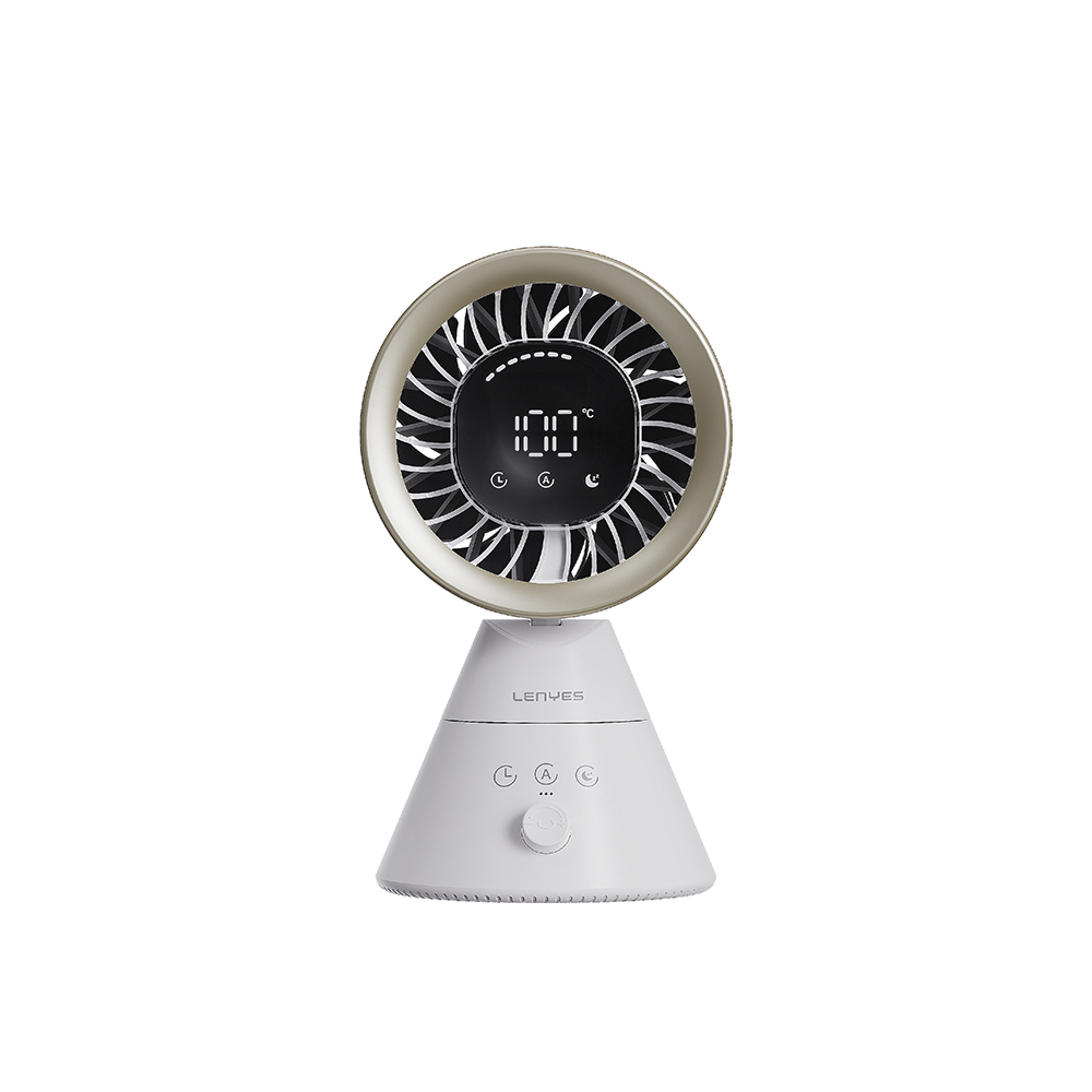 [RNZ-TA139059] Lenyes LHF22 Dijital Led Göstergeli AI Hava Kontrollü Kule Tipi Soğutucu Masa Fanı