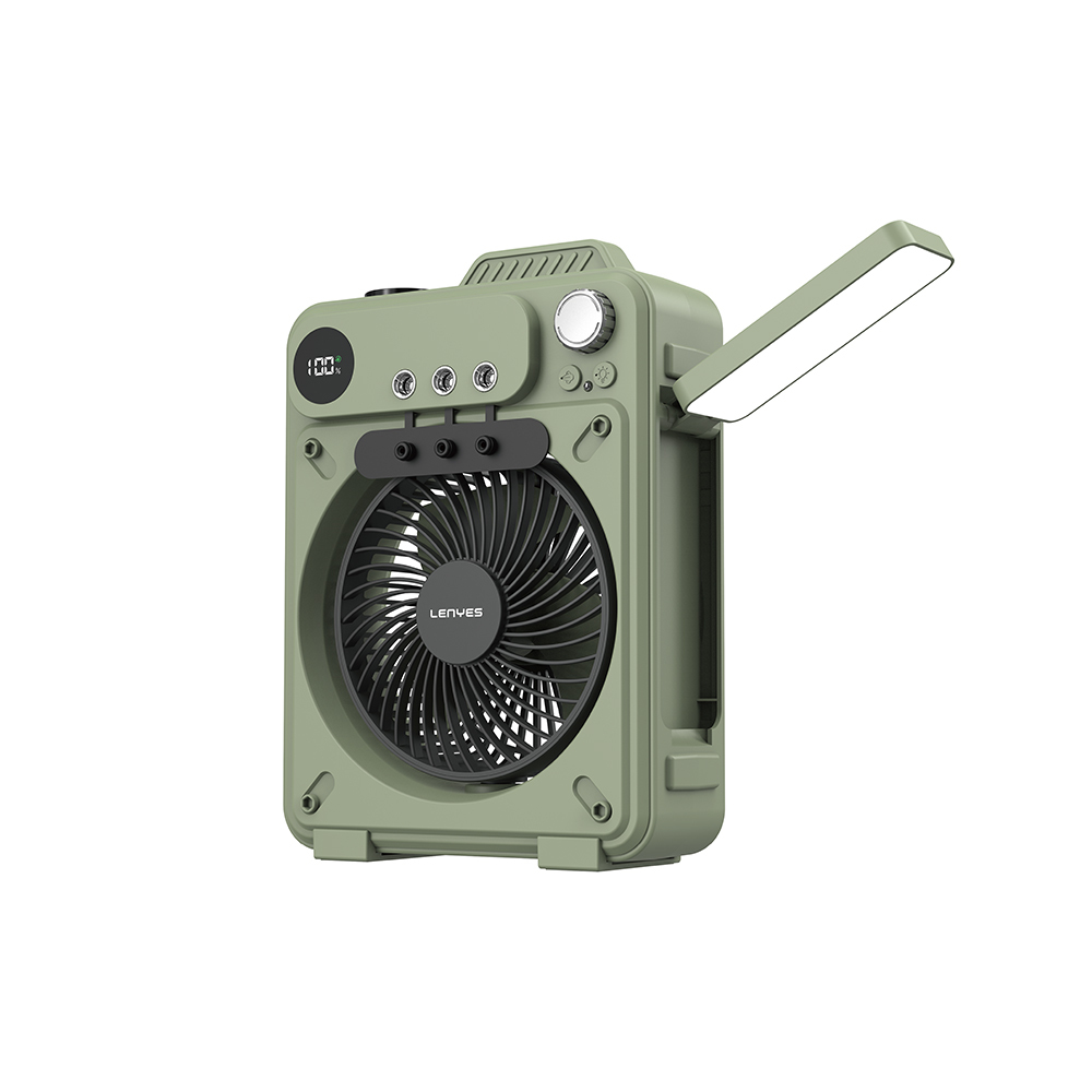 [RNZ-TA139062] Lenyes LHF25 Dijital Led Göstergeli Su Hazneli Gece Lambalı Outdoor Soğutucu Fan