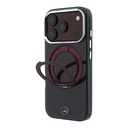Apple iPhone 18 Pro Max Kılıf Mercedes Benz Orjinal Lisanslı M-safe Şarj Özellikli 360 Derece Dönebilen Standlı Metal Logolu Sert PC Kapak