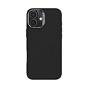 Apple iPhone 16 Uyumlu Kılıf Karbon Fiber M-safe Şarj Özellikli Benks Hybrid ArmorPro 600D Kevlar Kapak
