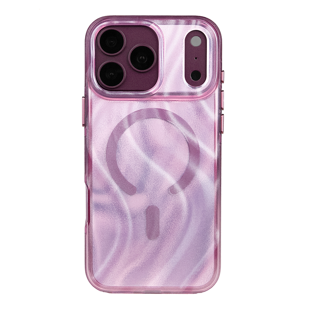 Apple iPhone 18 Pro Max Kılıf M-safe Şarj Özellikli Mutural Glow Desert Serisi Kapak
