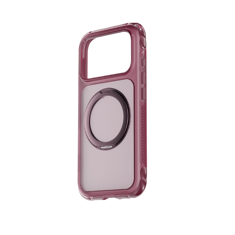 Apple iPhone 18 Pro Max Kılıf Lenyes Air Bumper Serisi M-safe Şarj Özellikli Airbag Tasarımlı Standlı Kapak