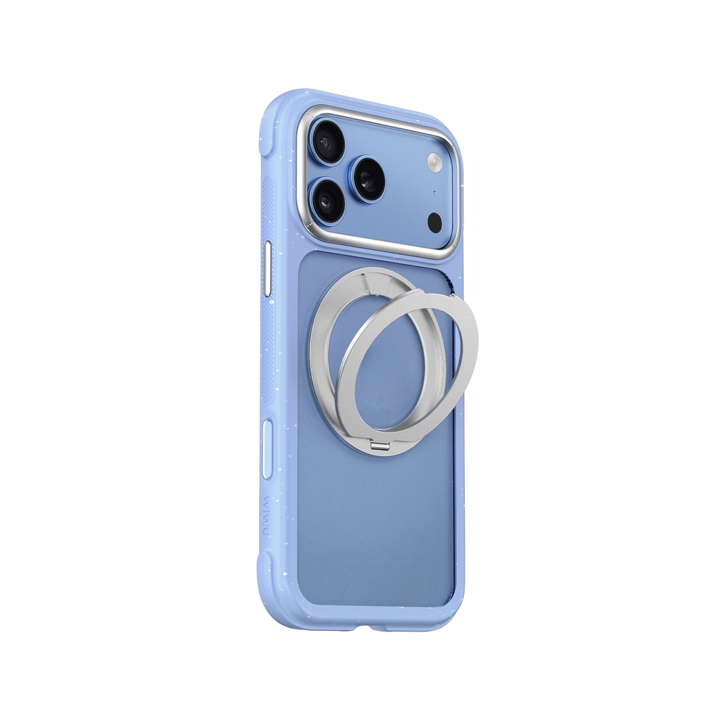 Apple iPhone 17 Pro Max Uyumlu Kılıf M-safe Şarj Özellikli Wiwu AA-203 AeroArmor Ultra Serisi Airbag Tasarımlı Standlı Kapak