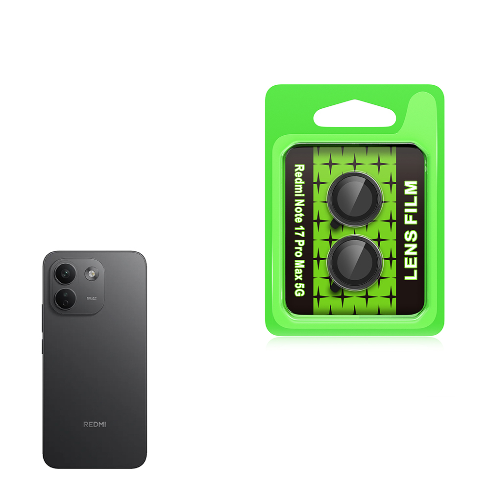 Xiaomi Redmi Note 17 Pro Max Uyumlu Zore CL-07 Kamera Lens Koruyucu