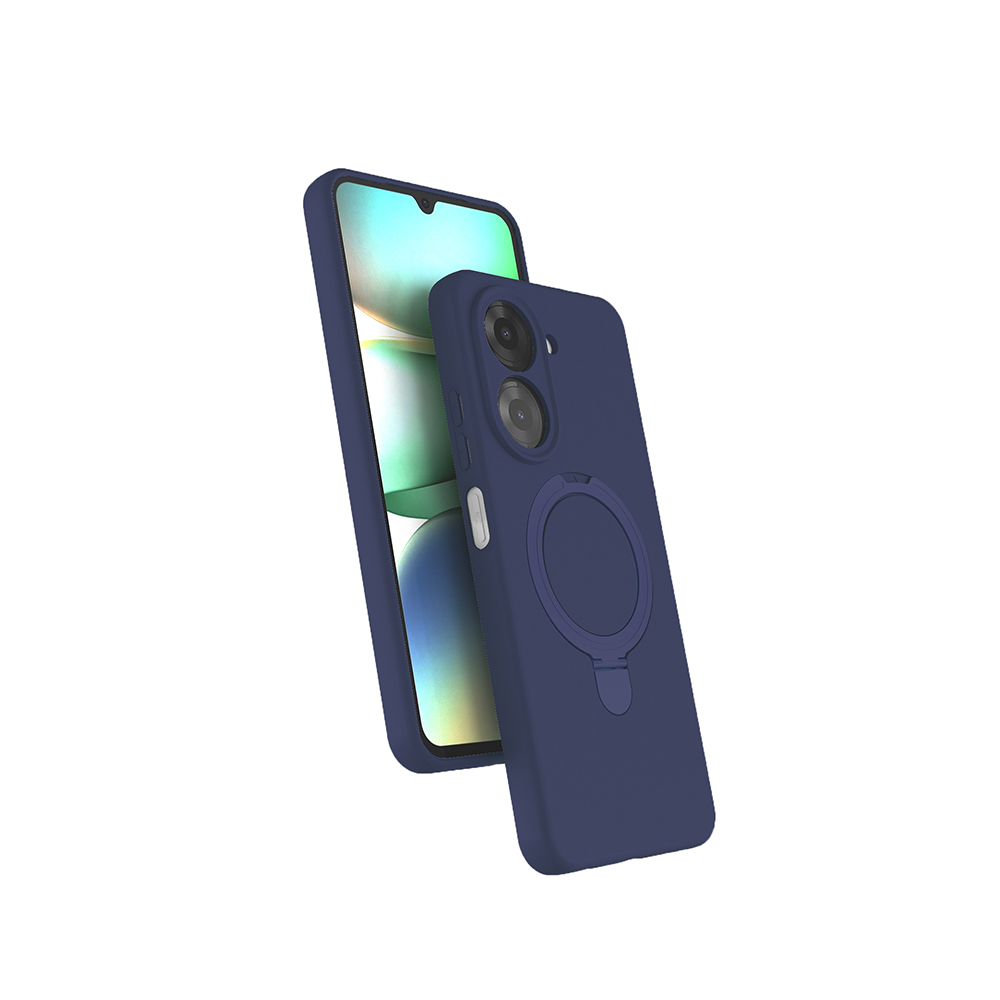 Xiaomi Redmi A7 Pro Uyumlu Kılıf M-safe Şarj Özellikli Standlı Zore Samara Kapak