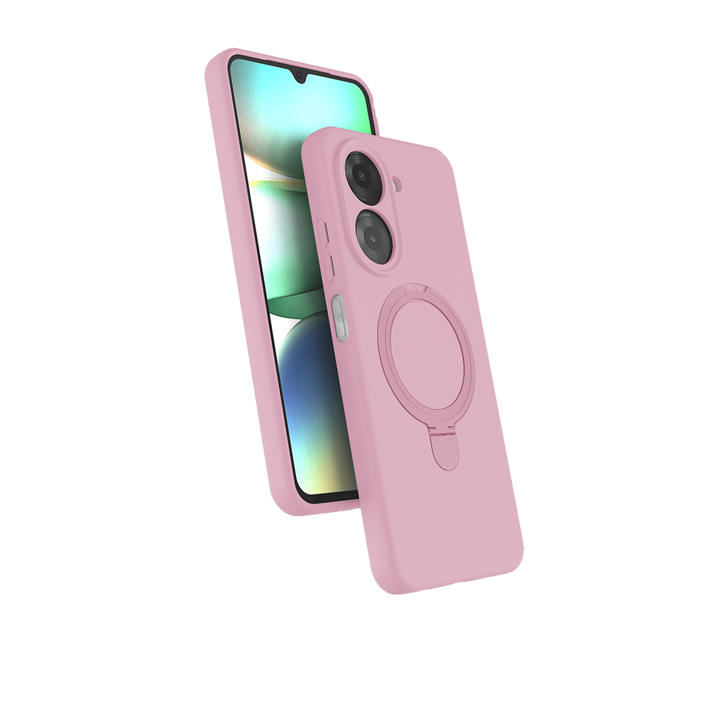 Xiaomi Redmi A7 Pro Uyumlu Kılıf M-safe Şarj Özellikli Standlı Zore Samara Kapak