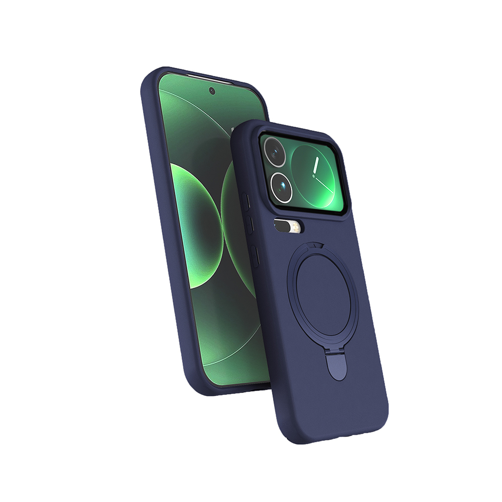 Xiaomi 17 Pro Max Uyumlu Kılıf M-safe Şarj Özellikli Standlı Zore Samara Kapak