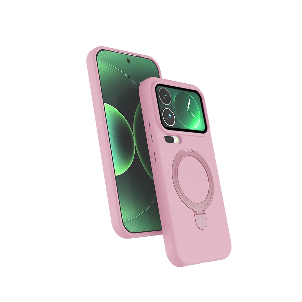 Xiaomi 17 Pro Max Uyumlu Kılıf M-safe Şarj Özellikli Standlı Zore Samara Kapak