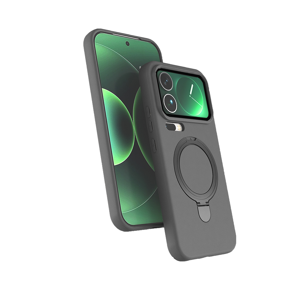 Xiaomi 17 Pro Max Uyumlu Kılıf M-safe Şarj Özellikli Standlı Zore Samara Kapak