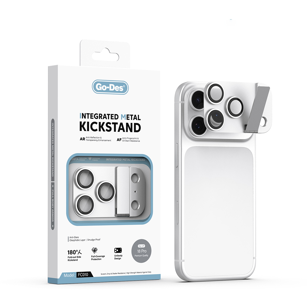 Apple iPhone 18 Pro Go Des CL-23 Anti Reflective Standlı Kamera Lens Koruyucu