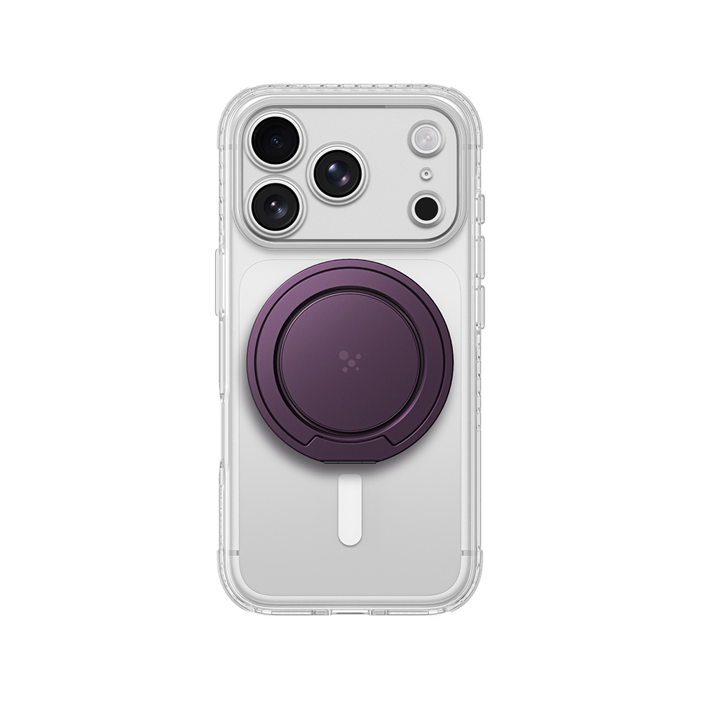 Apple iPhone 18 Pro Uyumlu Kılıf M-safe Şarj Özellikli Amazingthing Titan Pro Serisi Pop Ring Standlı Set