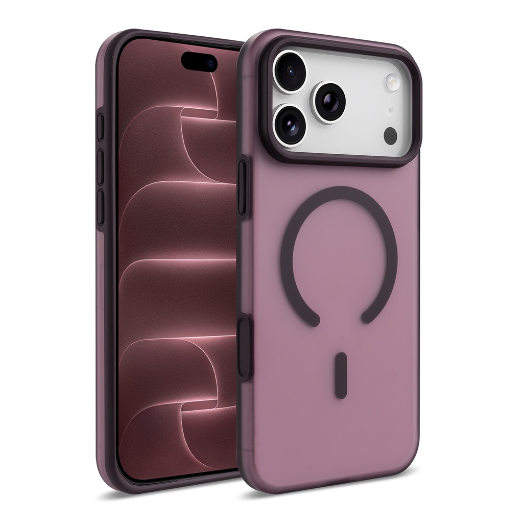Apple iPhone 17 Pro Max Uyumlu Kılıf M-safe Şarj Özellikli Zore Kuin Kapak