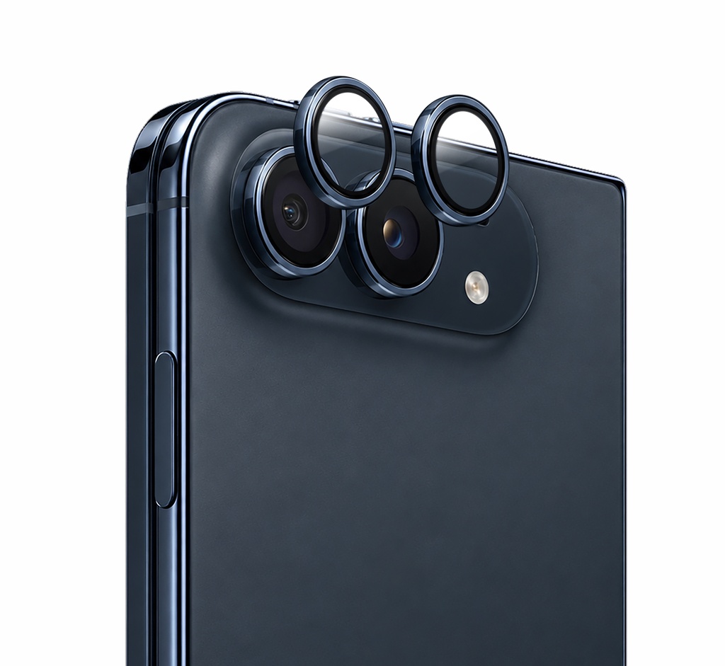 Apple iPhone Duo Uyumlu Mohseven Sapphire One by One Alüminyum Safir Kamera Lens Koruyucu