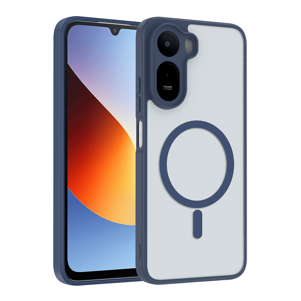 Xiaomi Redmi A7 Pro Uyumlu Kılıf M-safe Şarj Özellikli Zore Babet Kapak