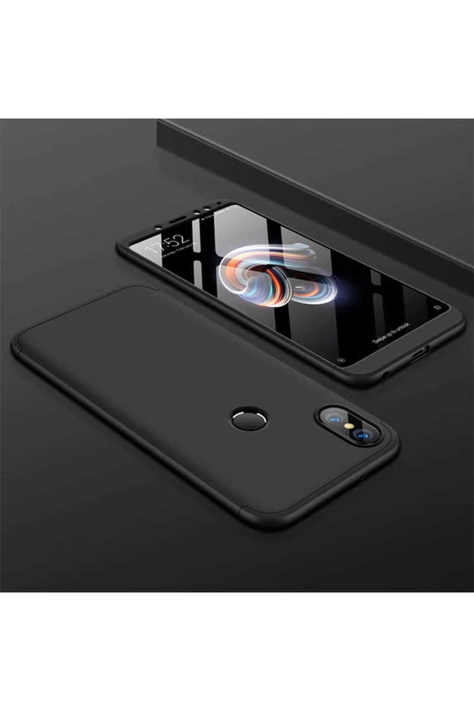 [RNZ-TA30260] Xiaomi Redmi Note 6 Pro Uyumlu Kılıf Zore Ays Kapak (Siyah)