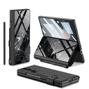 ​Samsung Galaxy Z Fold 6 Uyumlu Kılıf Kamera Korumalı Kartlıklı Kalem Bölmeli Zore Kıpta Marble Drago Kılıf