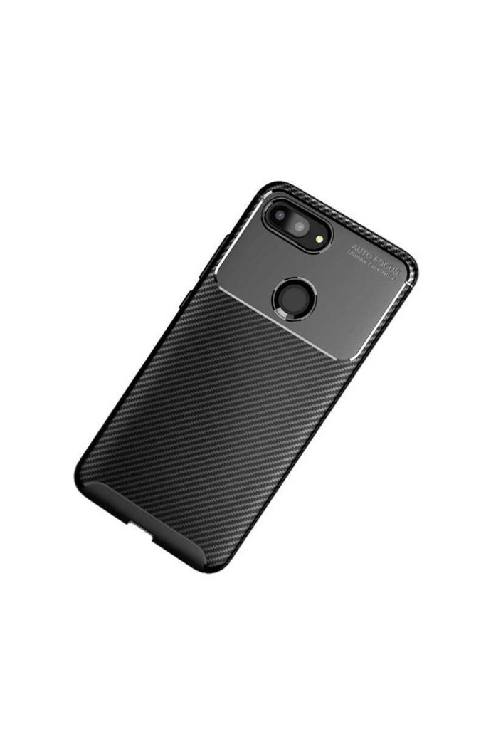 [RNZ-TA17787] Xiaomi Mi 8 Lite Uyumlu Kılıf Zore Negro Silikon Kapak (Siyah)