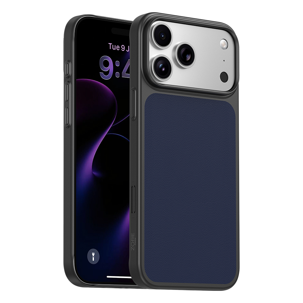 Apple iPhone 17 Pro Uyumlu Kılıf M-Safe Şarj Özellikli PU Zore Paris Trexo Sert PC Kapak