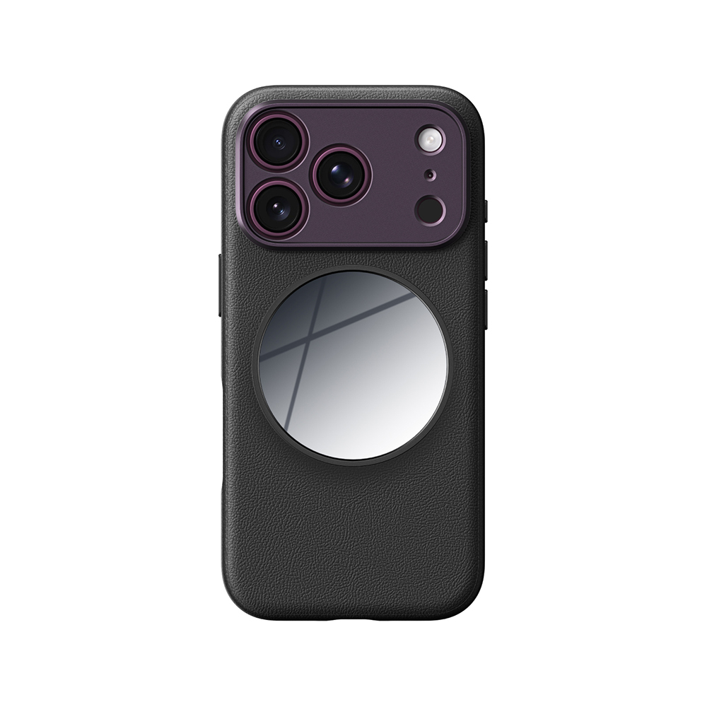 Apple iPhone 18 Pro Max Uyumlu Kılıf M-safe Şarj Özellikli Amazingthing Glamour Allskin Serisi Aynalı Tutucu Standlı Set