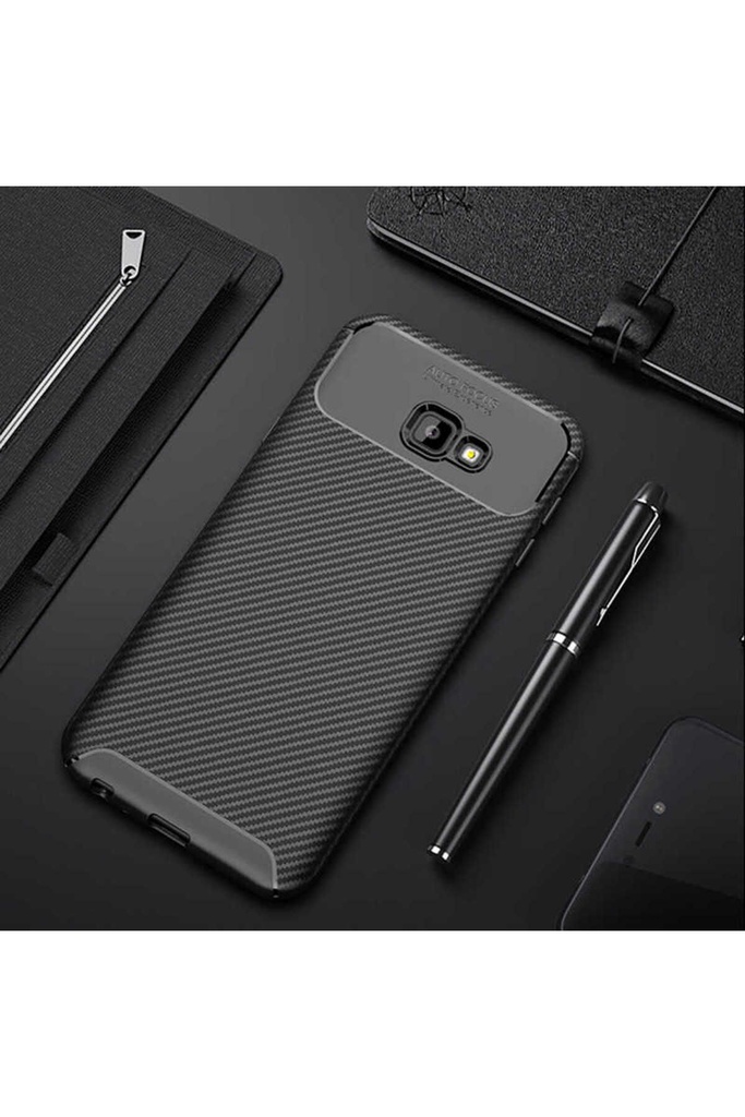 [RNZ-TA18091] Samsung Galaxy J4 Plus Uyumlu Kılıf Zore Negro Silikon Kapak (Siyah)
