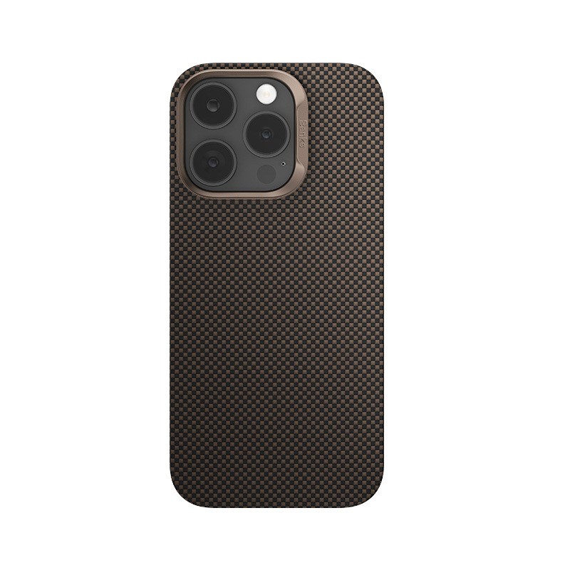 [RNZ-TA125827] Apple iPhone 16 Pro Max Uyumlu Kılıf M-safe Şarj Özellikli Benks Ultra Lightweight ArmorTint ArmorAir Kevlar Karbon Kapak