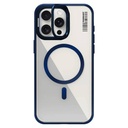 Apple iPhone 15 Pro Max Uyumlu Kılıf M-safe Şarj Özellikli Sararma Önleyici Youngkit Crystal Grid Kapak