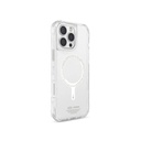Apple iPhone 16 Pro Max Uyumlu Kılıf M-safe Şarj Özellikli Şeffaf Airbag Tasarımlı Skinarma Saido Nightglow Kapak