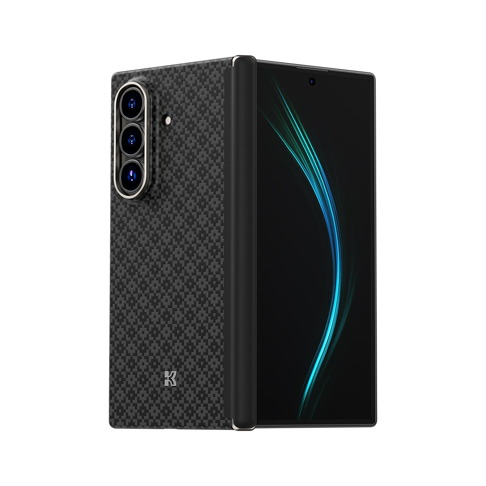 [RNZ-TA123055] Samsung Galaxy Z Fold 7 Uyumlu Benks ArmorAir ArmorGrid Grand Combo Üçlü Aksesuar Seti (Ön Arka Kevlar Karbon Kapak + Ekran Koruyucu)