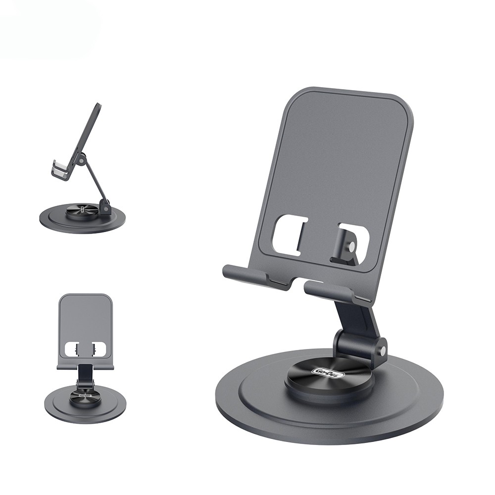[RNZ-TA139610] Go Des GD-HD371 Ayarlanabilir Katlanabilir 360 Derece Dönebilen Telefon ve Tablet Standı
