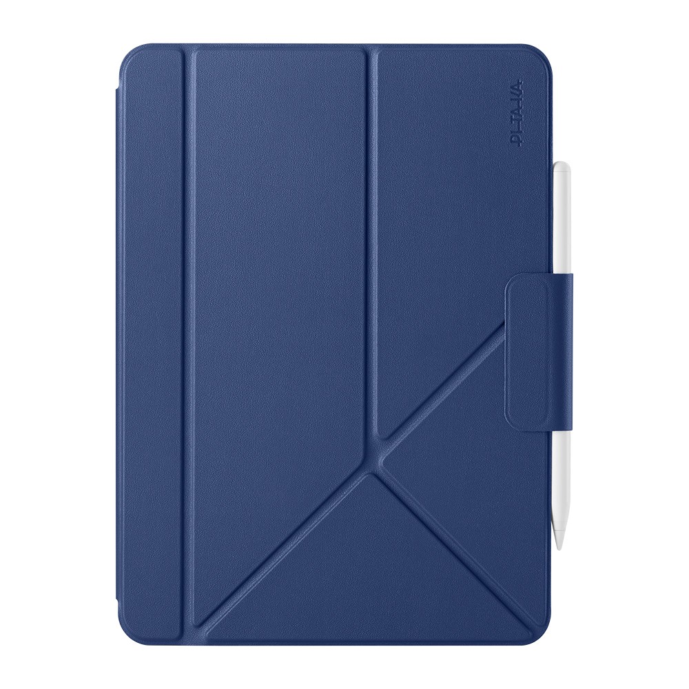 Apple iPad Air 13 2024 Uyumlu Pitaka Folio 3 Kalem Bölmeli Standlı Kılıf