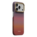 Apple iPhone 18 Pro Uyumlu Kılıf M-safe Şarj Özellikli Aramid Fiber Pitaka Sunset 2.0 California Dream Serisi Kapak