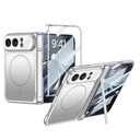 Apple iPhone Duo Uyumlu Kılıf M-safe Şarj Özellikli Zore Kıpta KPT-18 Dikey Standlı Kapak