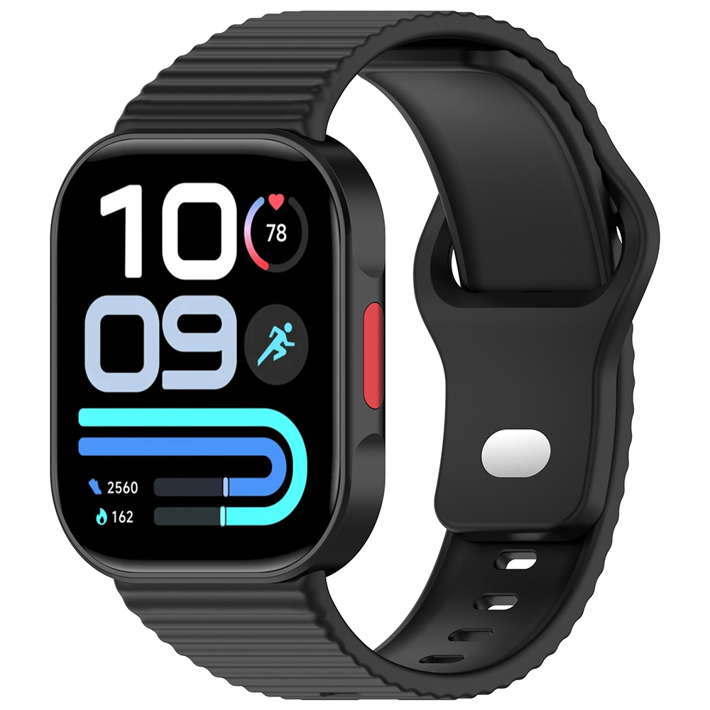 [RNZ-TA140833] Xiaomi Redmi Watch 6 Uyumlu Zore KRD-164 Silikon Kordon (Siyah)