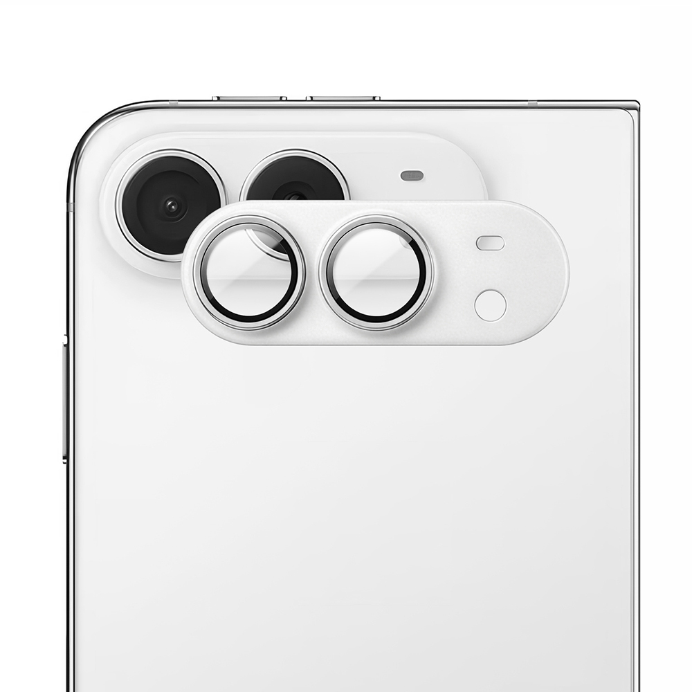 Apple iPhone Duo Uyumlu Mohseven Alüminyum Kaplamalı Safir Anti Reflective Kamera Lens Koruyucu