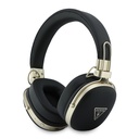 Guess Orjinal Lisanslı ENC Teknolojili PU Üçgen Metal Logolu Kulak Üstü Bluetooth Kulaklık v5.4