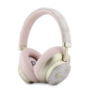 Guess Orjinal Lisanslı ENC PU 4G Desenli Metal Yazı Logolu Kulak Üstü Bluetooth Kulaklık v5.4